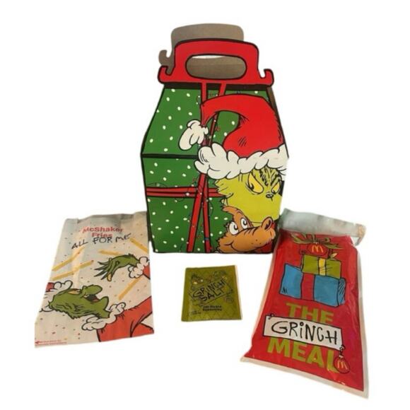 McDonalds Grinch Socks w/Box and Pickle Salt - unopened2025 - Picture 2 of 2